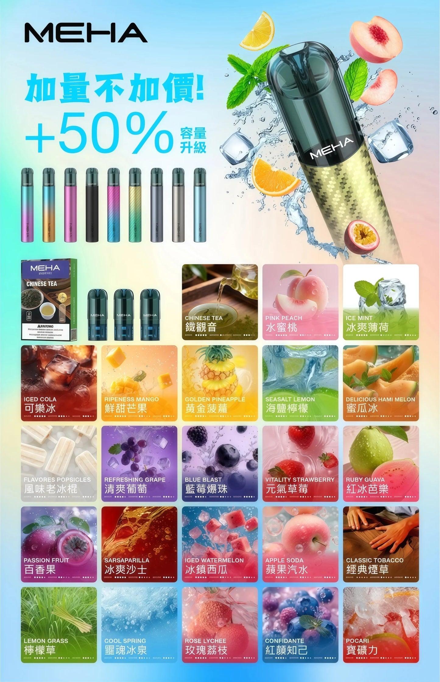 魅嗨 MEHA 糖果｜3入裝🍬 一代通用｜高顏值人氣款😍【A倉】